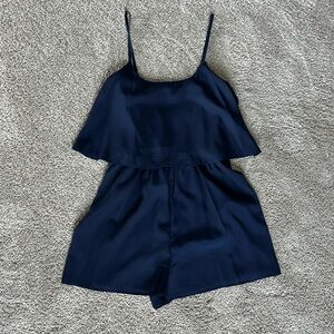 Navy romper